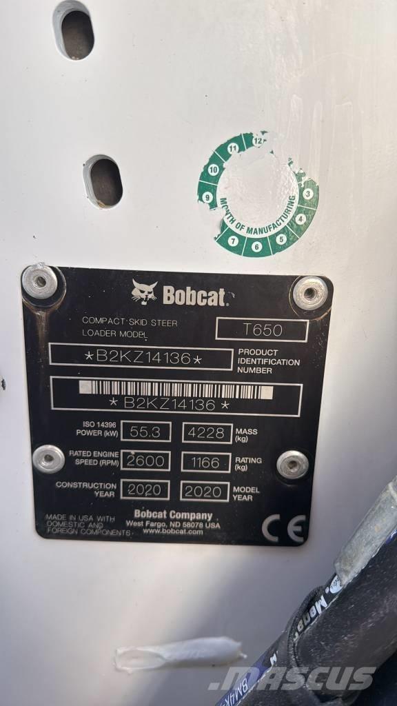 Bobcat T 650 لوادر زحافة