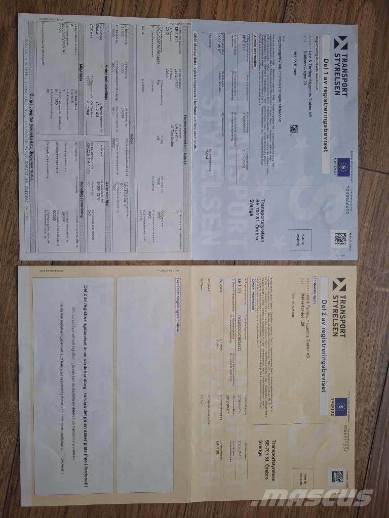 Volvo FM 460 شاحنات قلابة