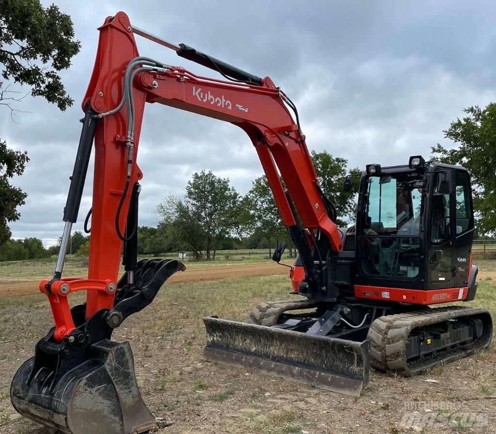 Kubota KX080-4S2 حفارات زحافة