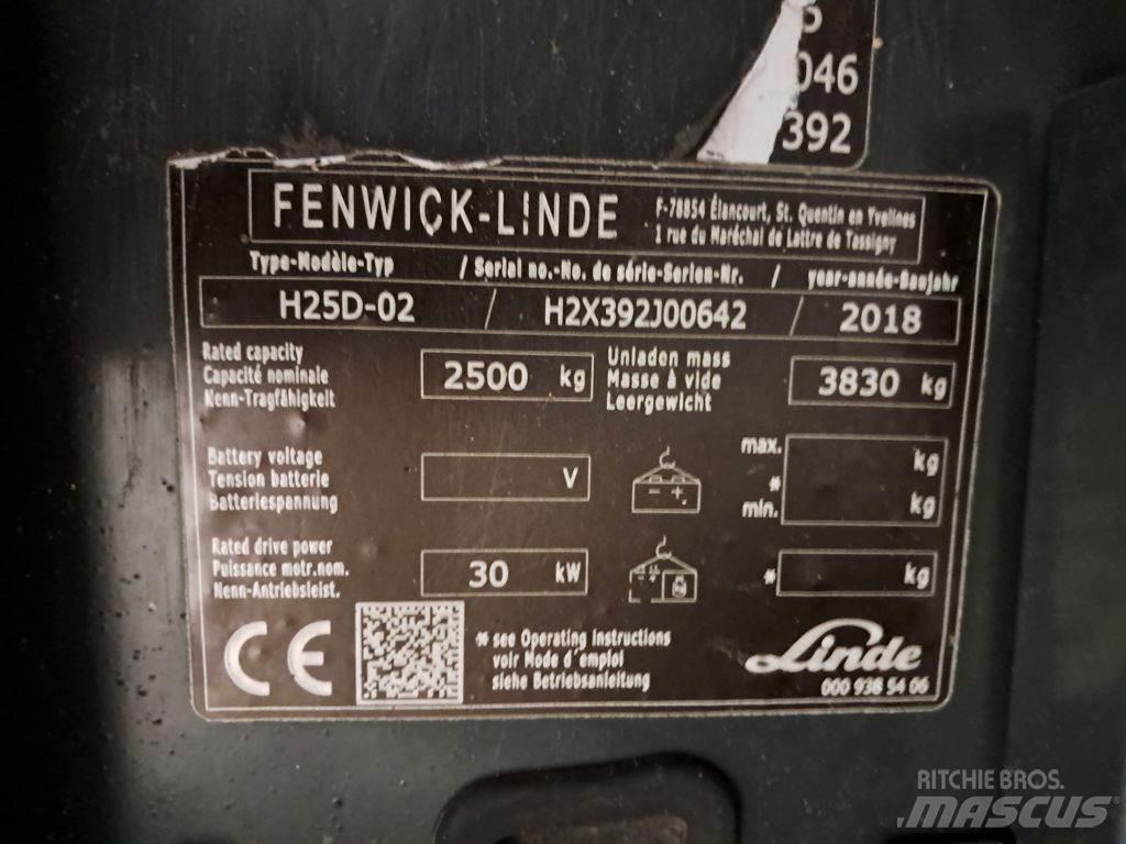 Linde H25D-02 شاحنات الديزل