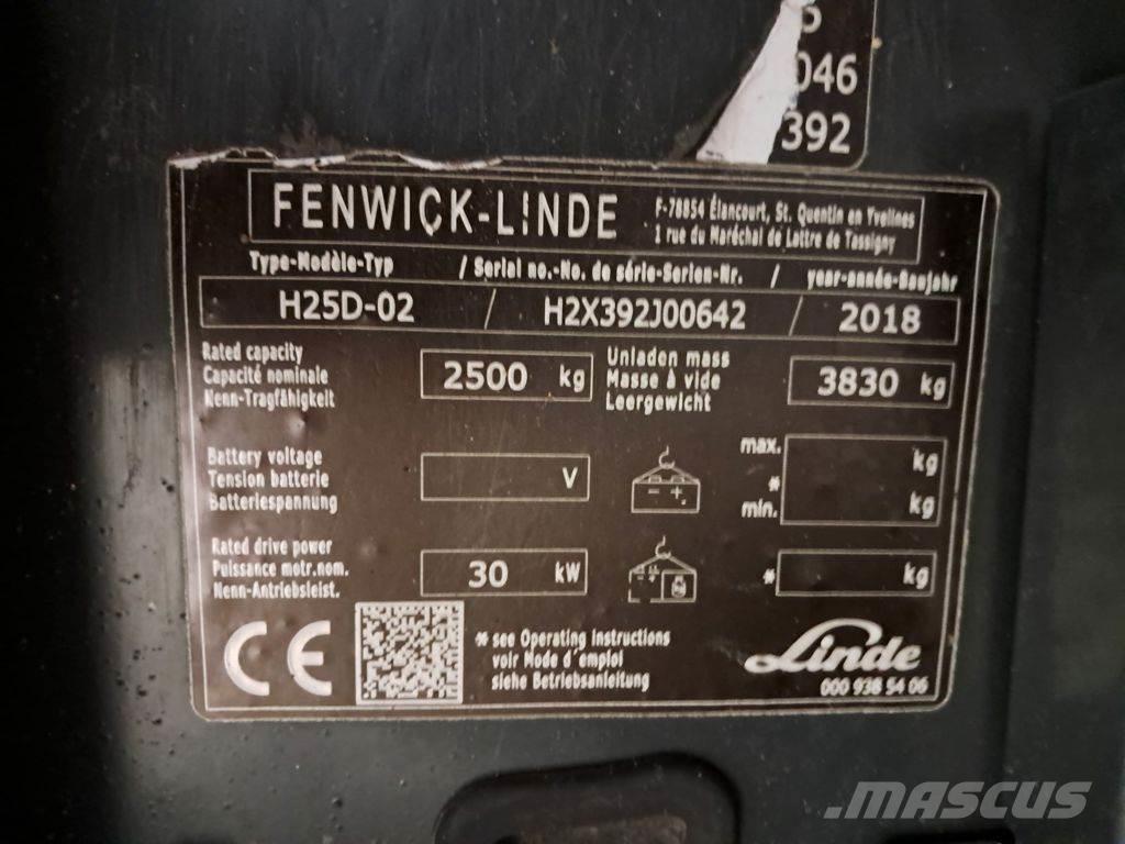 Linde H25D-02 شاحنات الديزل