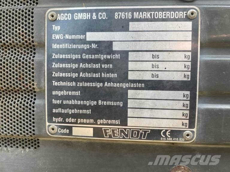 Fendt 309 C الجرارات