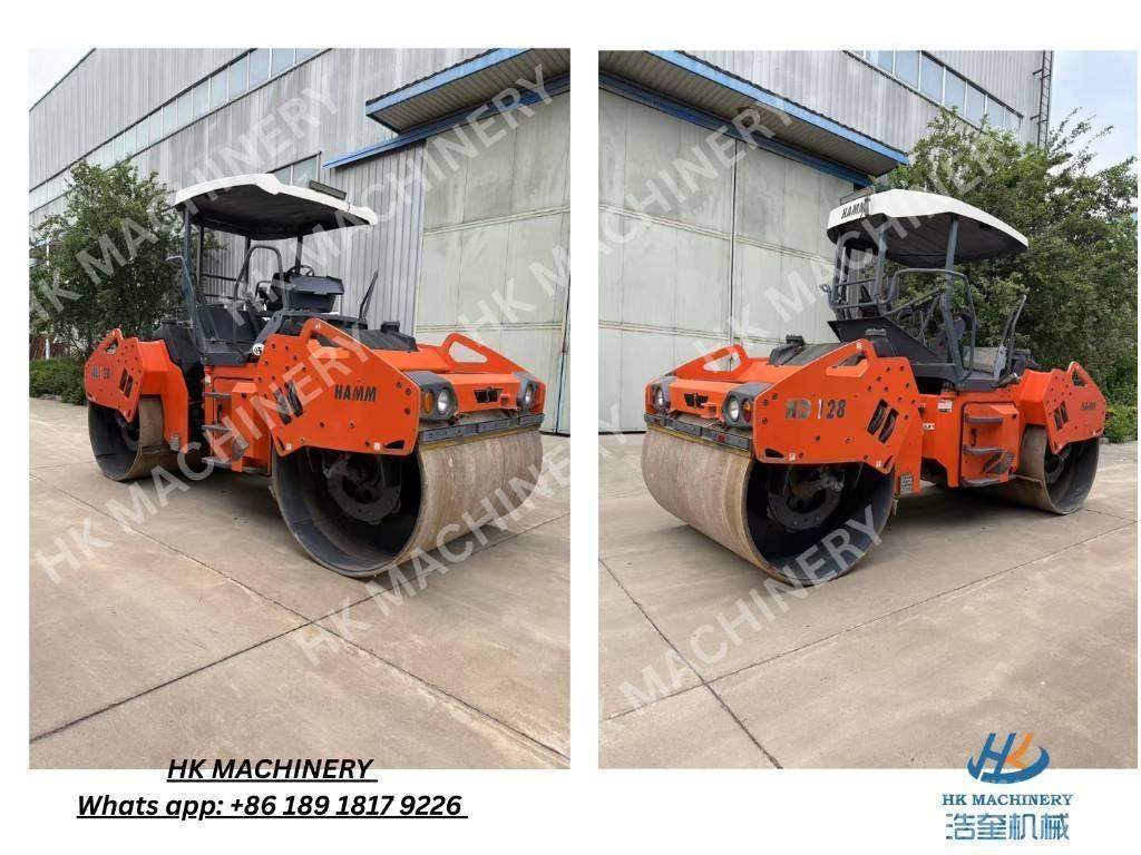 Hamm HD128 مداحل ثنائية الاسطوانة
