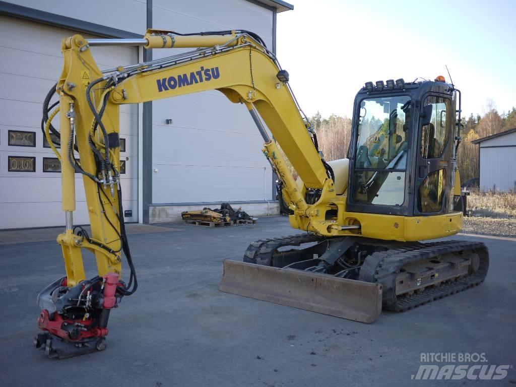 Komatsu PC 80 MR-3 حفارات وسط 7 طن - 12 طن