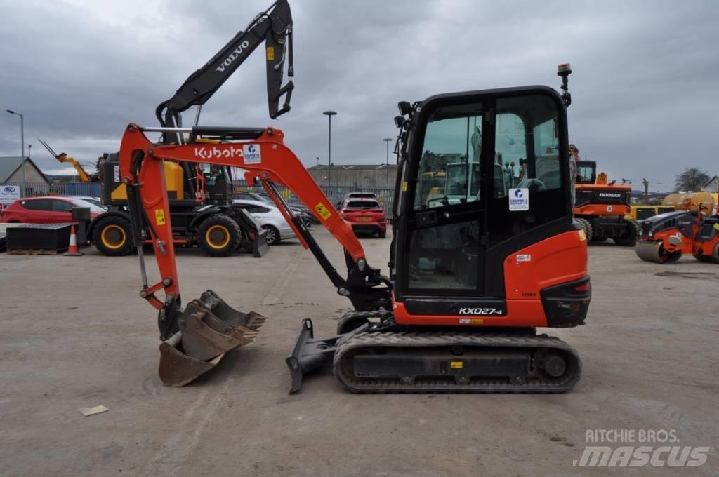 Kubota KX 027-4 حفارات صغيرة أقل من 7 طن (حفارات صغيرة)