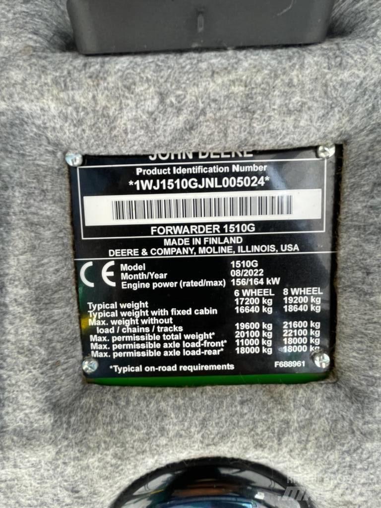 John Deere 1510G شاحنات