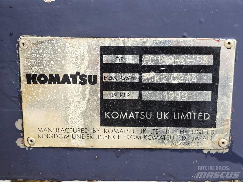 Komatsu PC 150 HD-5K حفارات زحافة