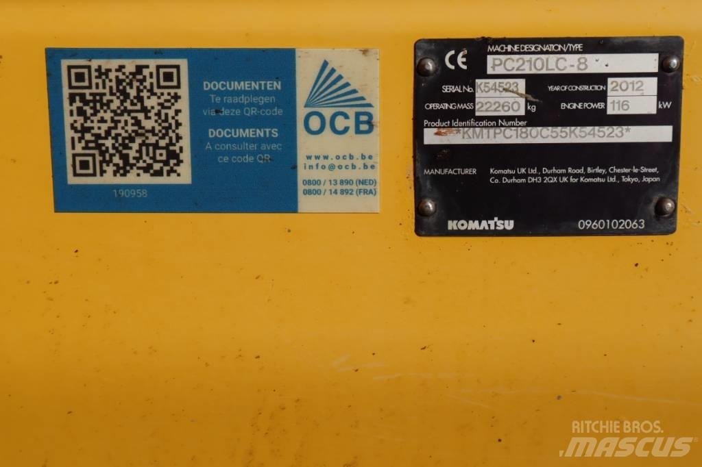Komatsu PC 210 LC-8 حفارات زحافة