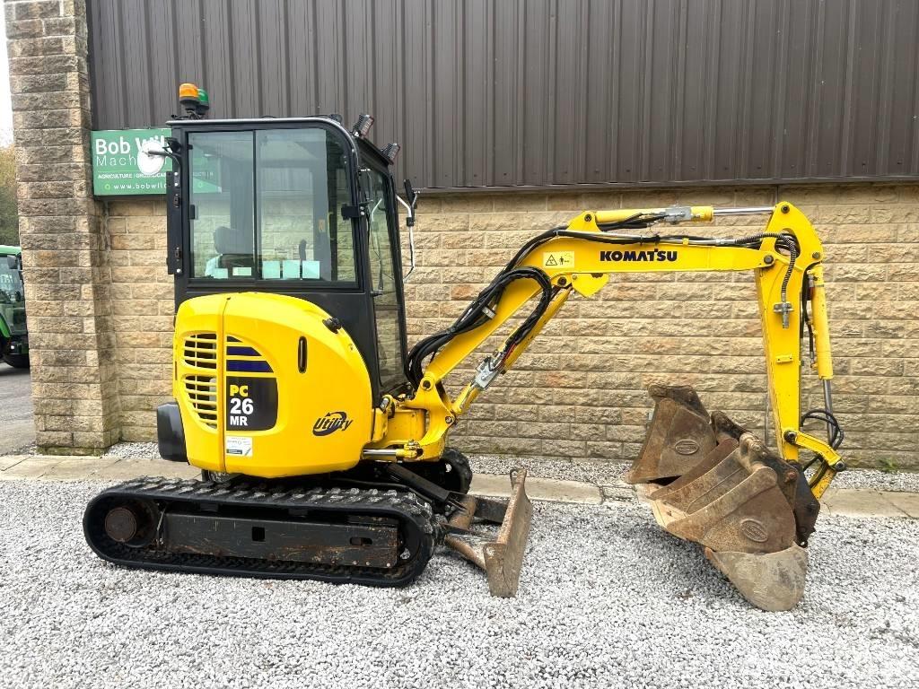 Komatsu PC 26 MR-3 حفارات صغيرة أقل من 7 طن (حفارات صغيرة)
