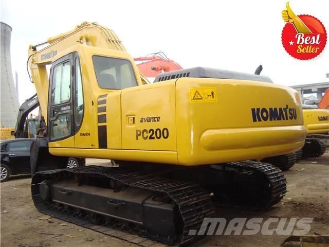 Komatsu PC 200 حفارات زحافة