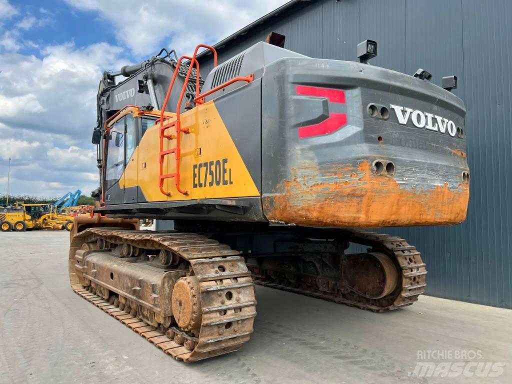 Volvo EC750E L حفارات زحافة