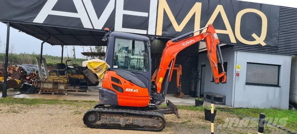 Kubota U 25-3 حفارات صغيرة أقل من 7 طن (حفارات صغيرة)