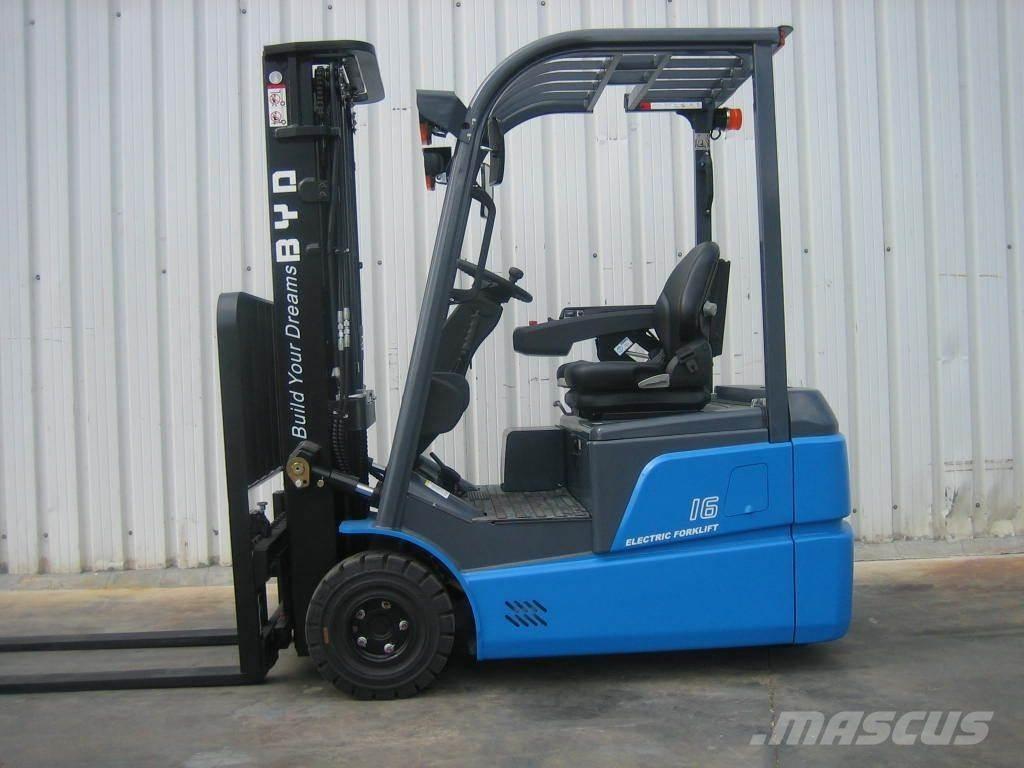 BYD ECB16C شاحنات ذات رافعات شوكية تعمل بالكهرباء