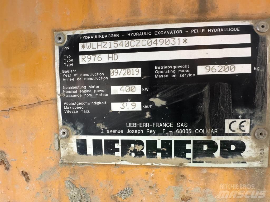 Liebherr R 976 HD حفارات زحافة