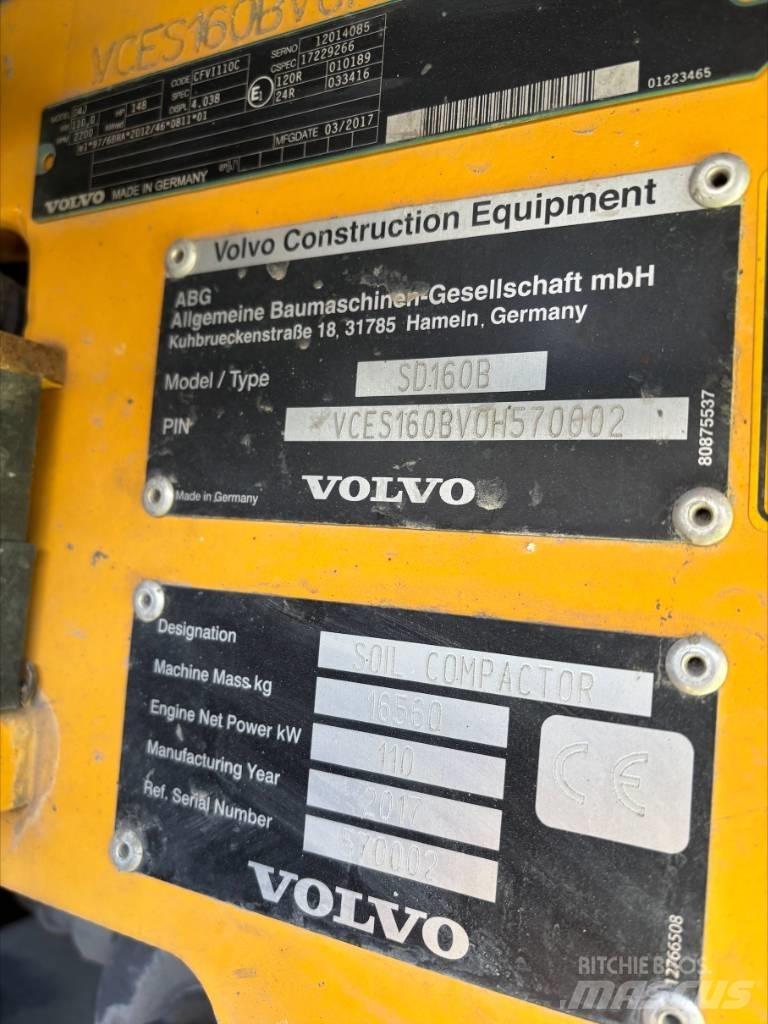 Volvo SD 160 B مداحل أحادية الأسطوانة