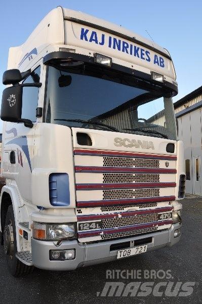 Scania 124 6X2 470 شاحنات الحاويات