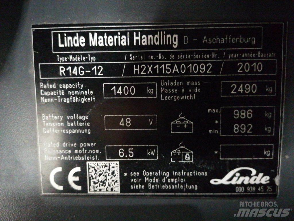 Linde R14G-12 شاحنة مناولة