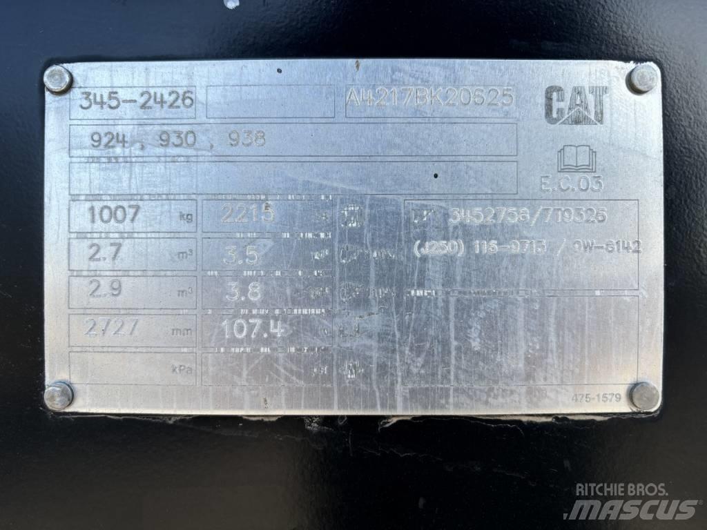 CAT 924 930 938 مكونات أخرى