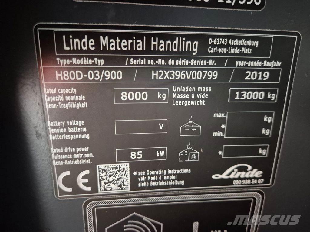 Linde H80D-03/900 شاحنات الديزل