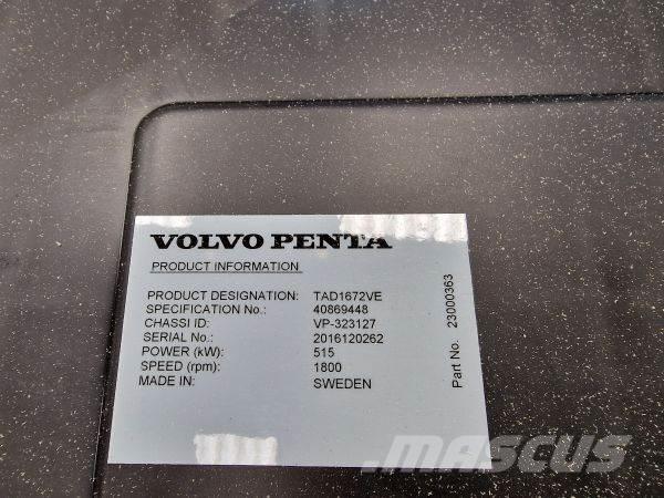 Volvo TAD1672VE محركات
