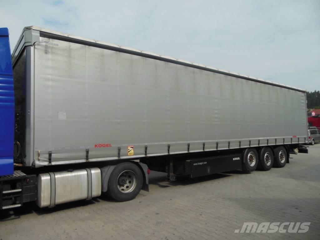 Kögel SN 24 نصف مقطورات بباب جانبي