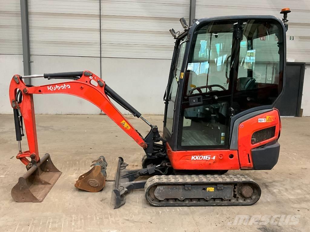 Kubota KX 016-4 حفارات صغيرة أقل من 7 طن (حفارات صغيرة)