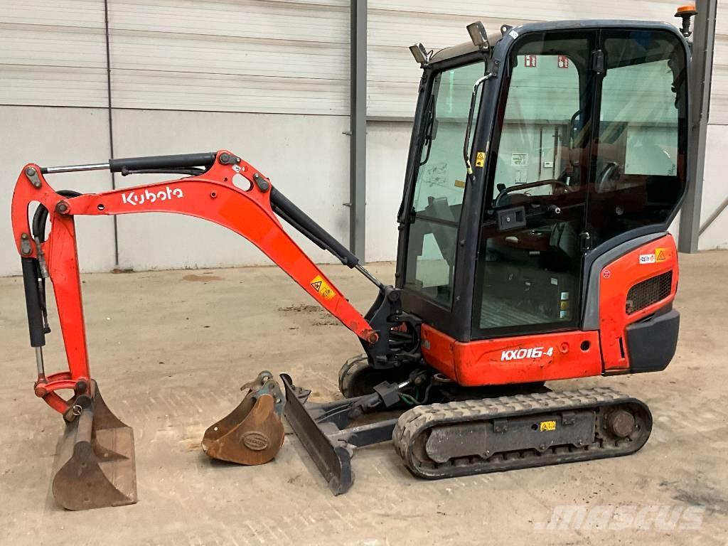 Kubota KX 016-4 حفارات صغيرة أقل من 7 طن (حفارات صغيرة)