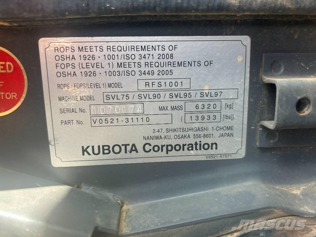 Kubota SVL 75-2 لوادر انزلاقية التوجيه