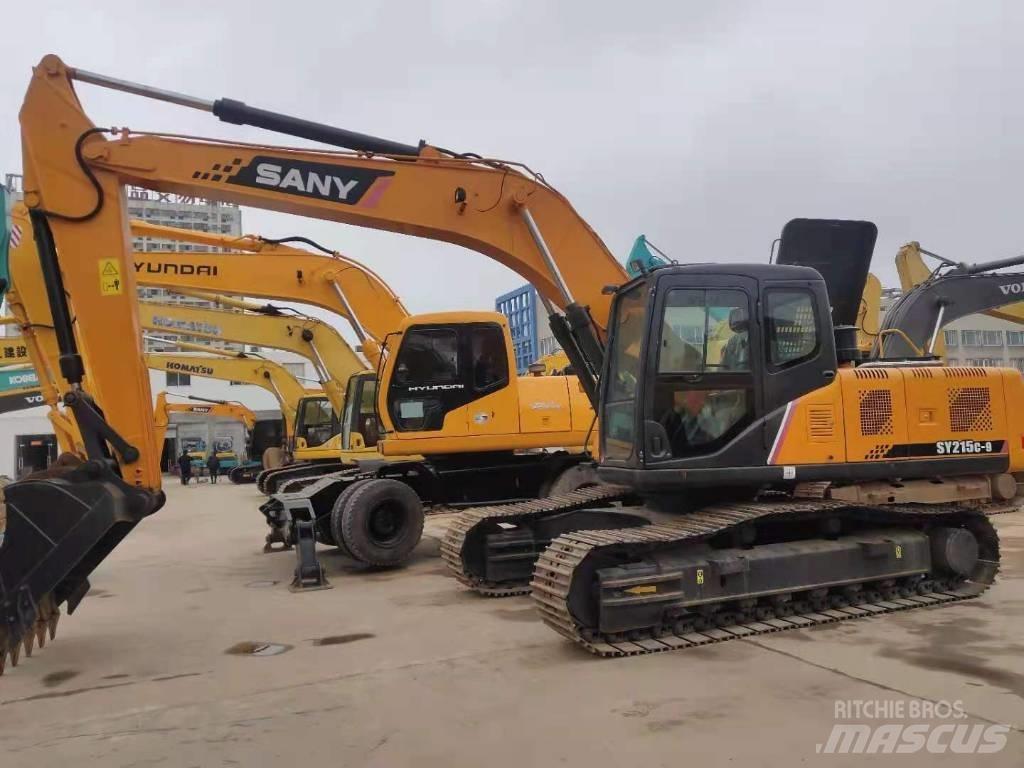 Sany SY 215-9 حفارات زحافة