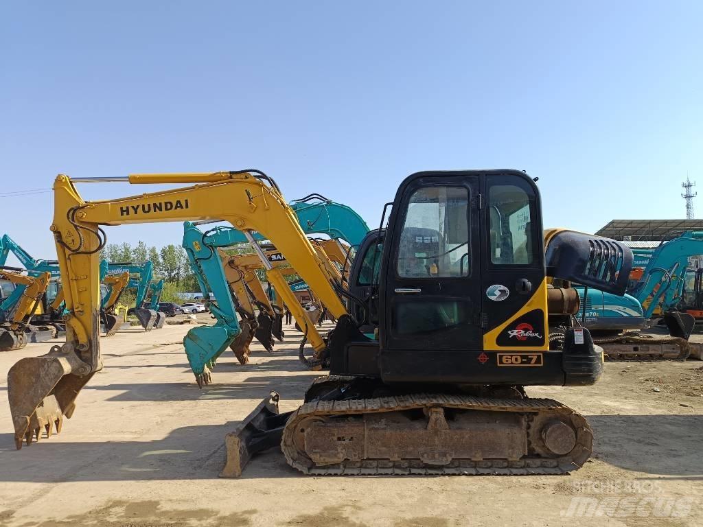 Hyundai R 60-7 حفارات صغيرة أقل من 7 طن (حفارات صغيرة)