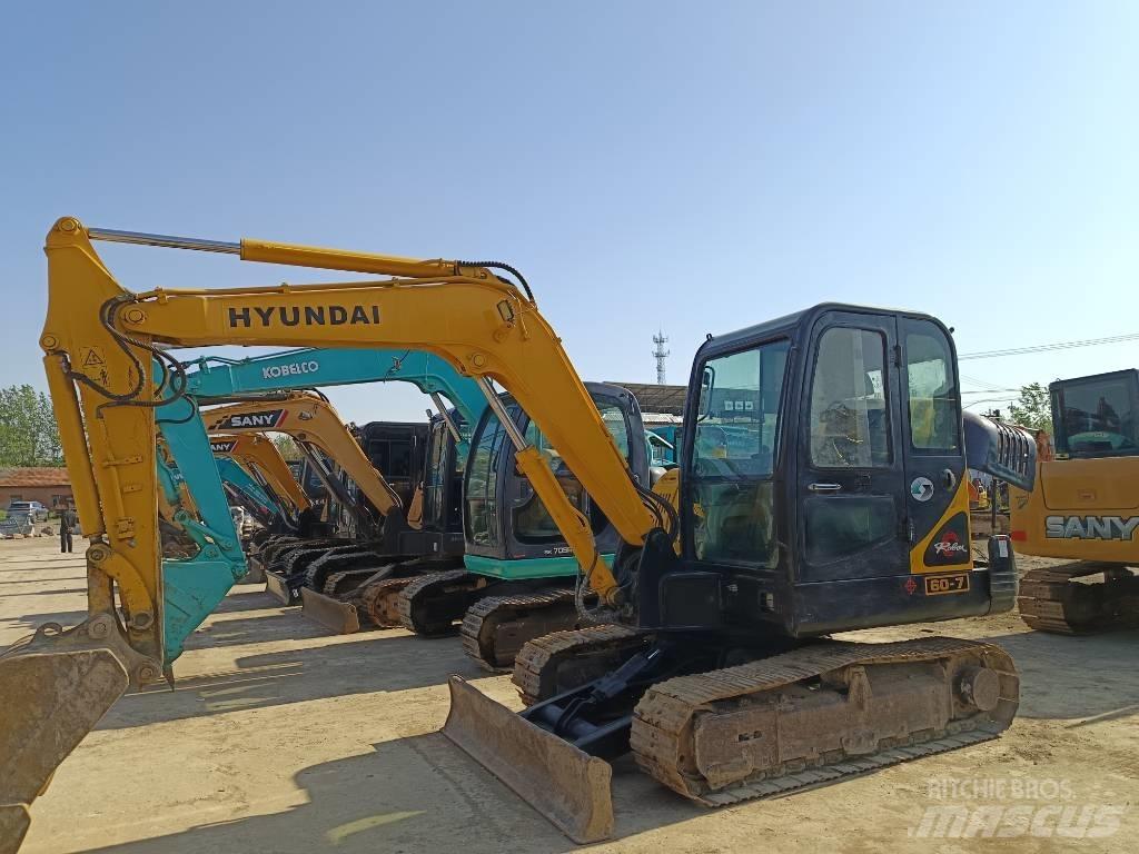 Hyundai R 60-7 حفارات صغيرة أقل من 7 طن (حفارات صغيرة)
