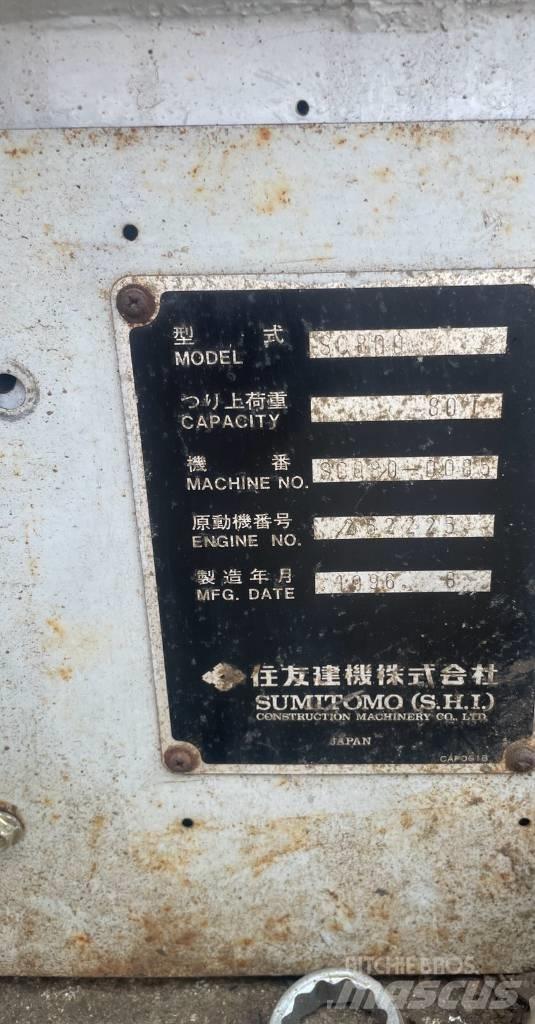 Sumitomo SC800 رافعات مجنزرة