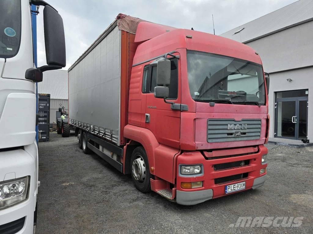 MAN TGA 26.410 شاحنات بغطاء جانبي