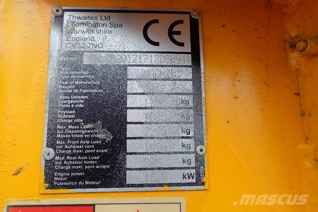 Thwaites Mach 201 عربات نقل قلابة للمواقع