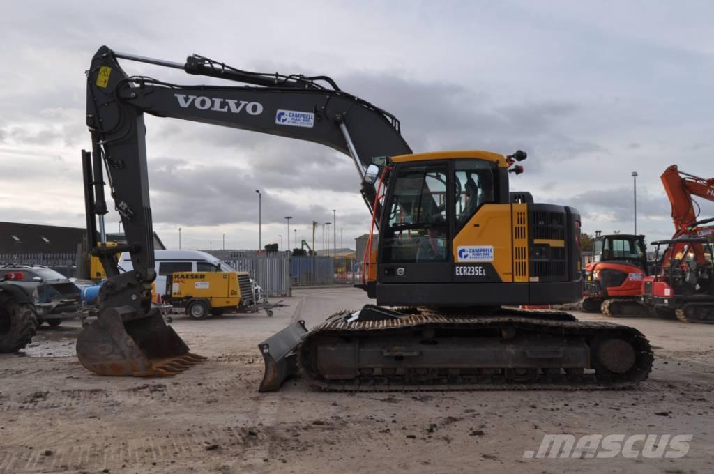 Volvo ECR 235 EL حفارات زحافة