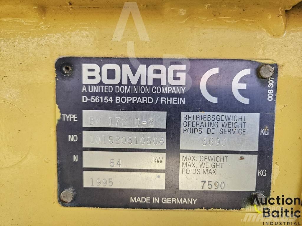 Bomag BW 172 D-2 مداحل أحادية الأسطوانة