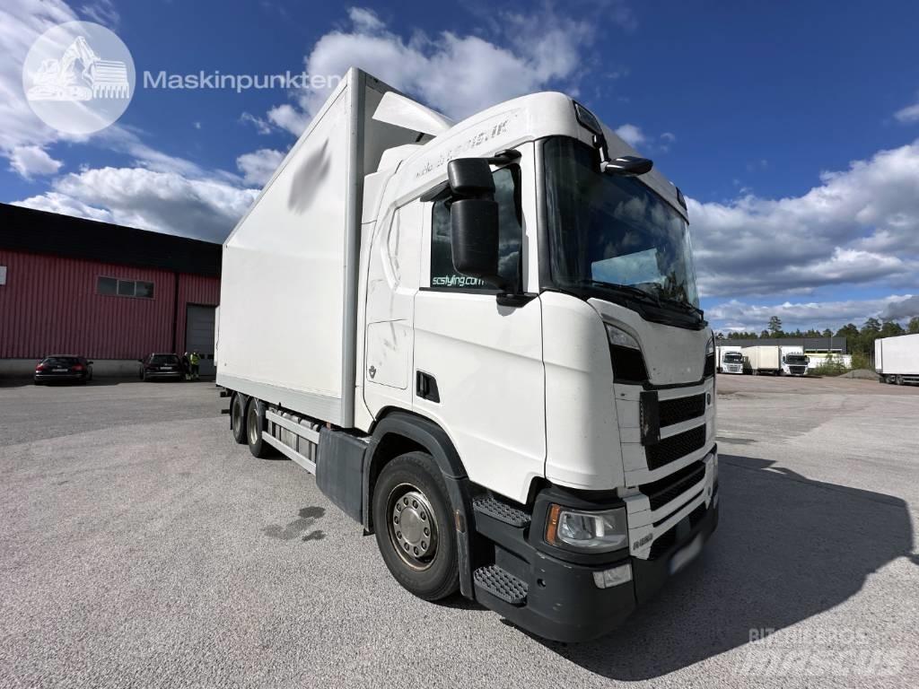 Scania R 520 شاحنات ذات هيكل صندوقي