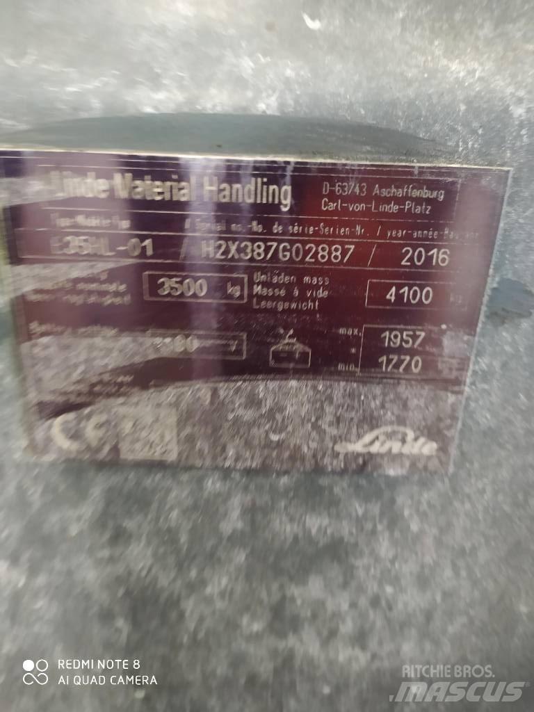 Linde E 35 HL شاحنات ذات رافعات شوكية تعمل بالكهرباء