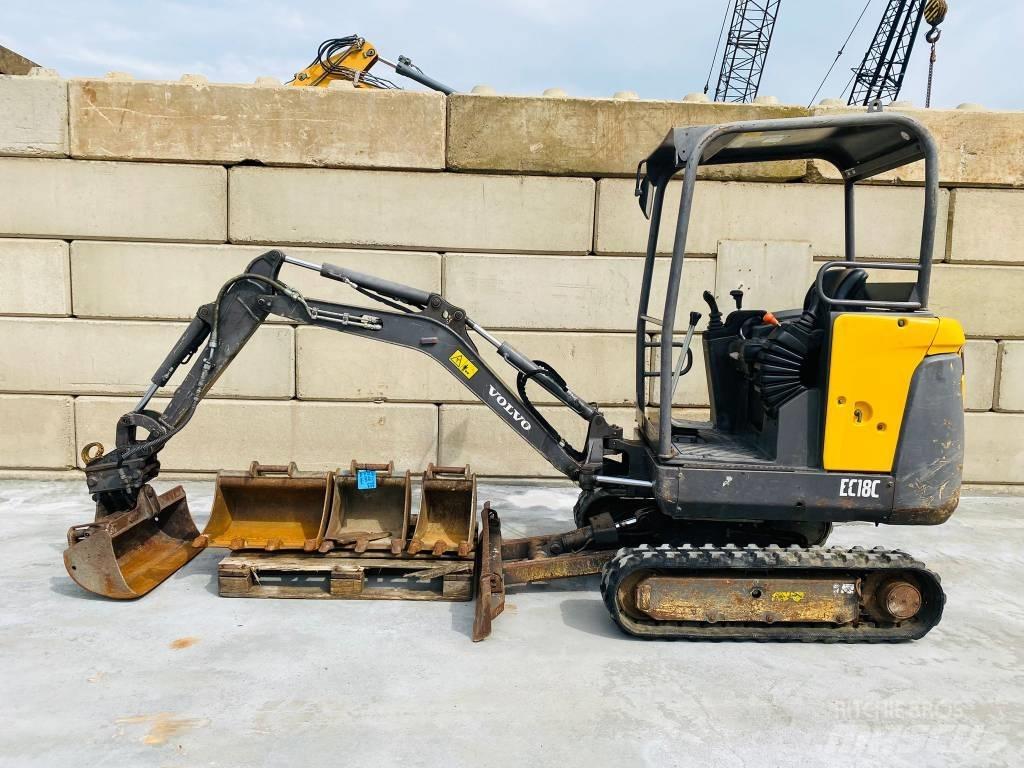 Volvo EC 18 C حفارات صغيرة أقل من 7 طن (حفارات صغيرة)