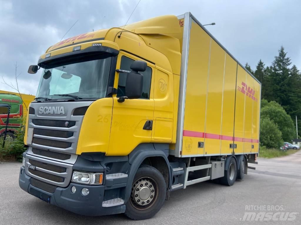 Scania R 490 LB شاحنات ذات هيكل صندوقي
