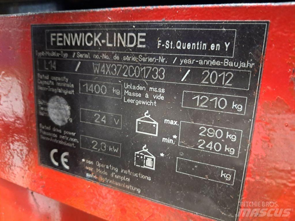 Linde L14 معدات التكديس الجوالة