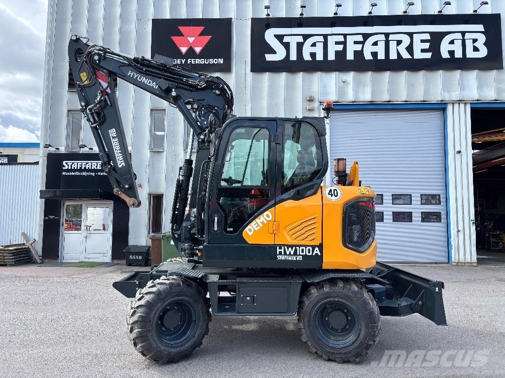 Hyundai HW100A حفارات بعجل