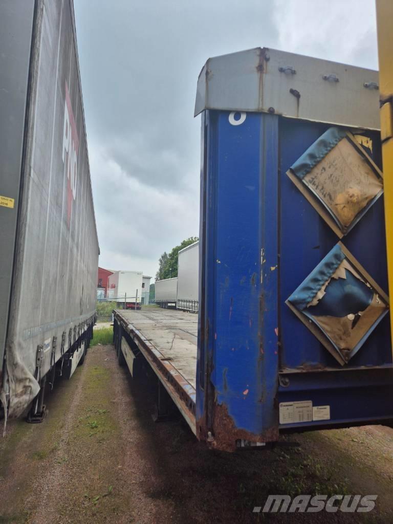 Krone FLAKTRAILER نصف مقطورات مسطحة / مفصلية الجوانب