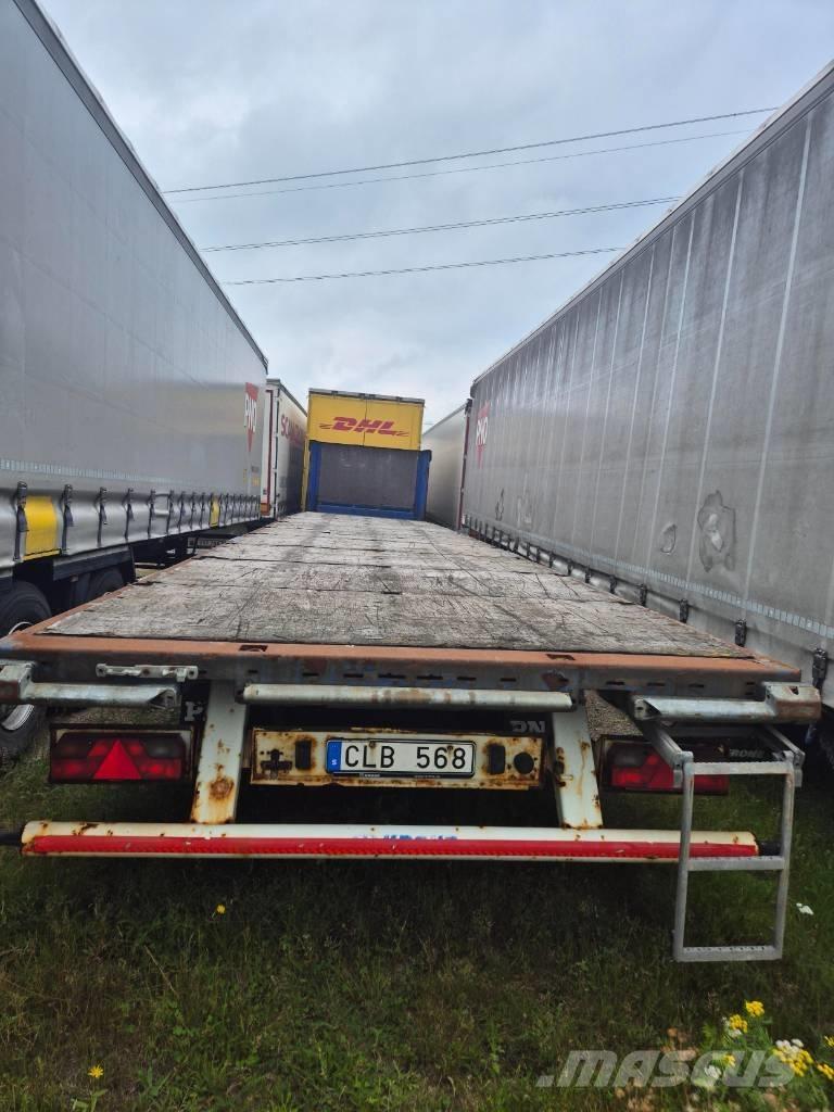 Krone FLAKTRAILER نصف مقطورات مسطحة / مفصلية الجوانب