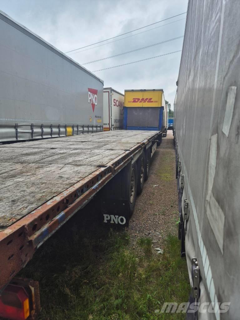 Krone FLAKTRAILER نصف مقطورات مسطحة / مفصلية الجوانب