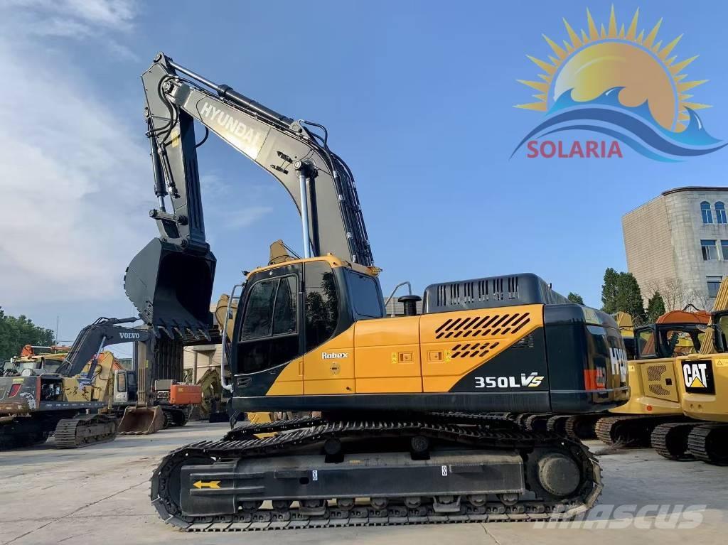 Hyundai R350LVS حفارات زحافة