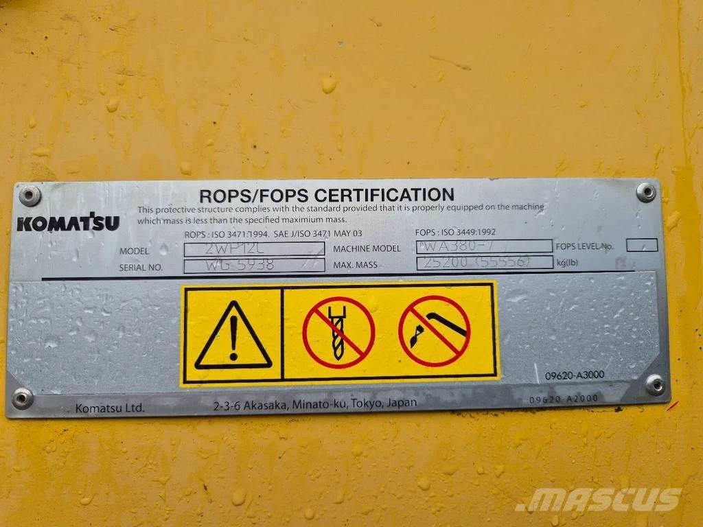 Komatsu WA 380 - 7 لوادر بعجل