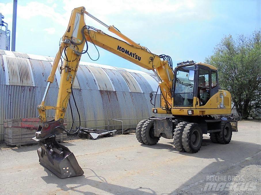 Komatsu PW 140-7 حفارات بعجل