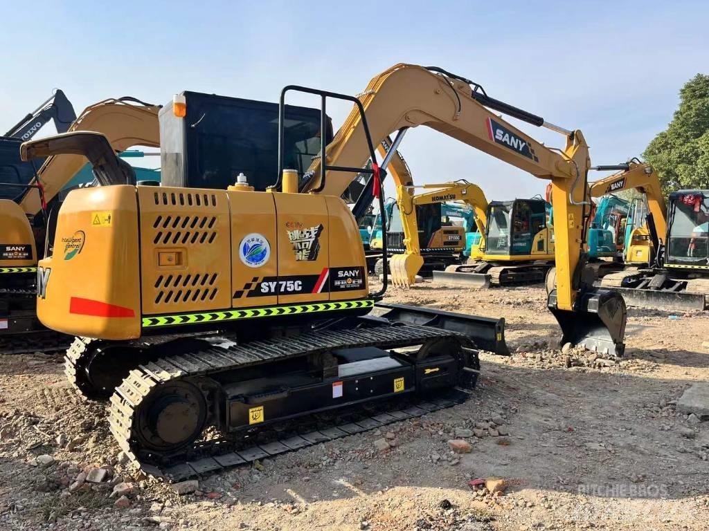 Sany SY 75 C pro حفارات زحافة