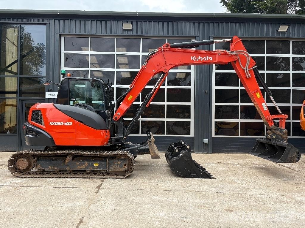 Kubota KX 080 حفارات وسط 7 طن - 12 طن